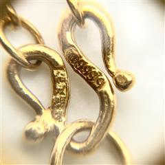 23K Yellow Gold Japanese Thai East Asia Amulet Pendant 21